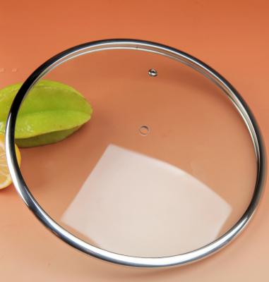 China Viable manufacturer H type tempered glass lid for cookware for sale