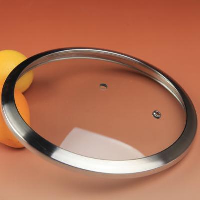 China Stalinite Stainless Steel Viable Joint Covered Edge Pot Cover for sale