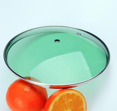 China Viable Hot Selling Transparent Tempered Glass Lid Colored Glass Lid for sale