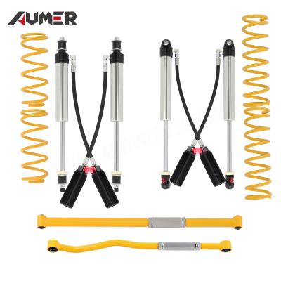 China steel/aluminum 4x4 off road rebound and compression coilover lift kit nitrogen adjustable shock absorber for nissan patrol y61 suspension for sale