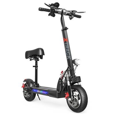 China Anti-theft device 500W 48V 10 inch tubeless electric scooter for sale