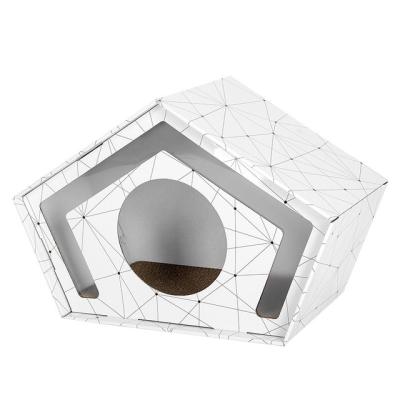 China 2021 Breathable New Cat's Bed House Simple Design Polygonal Multifunctional Pet House for sale