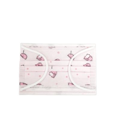 China Children Kids Lace Type IIR 3 Ply Disposable Children Medical Surgical Mask Type I II IIR Color Box 50pcs One Mixed for sale