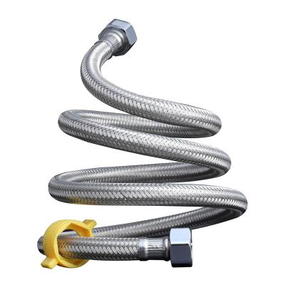 China Gas System Stainless Steel Wire Hose Indoor/Outdoor Metal Braided Hose 60cm Stainless Steel Wire Flexible Metal Braided Hose for sale