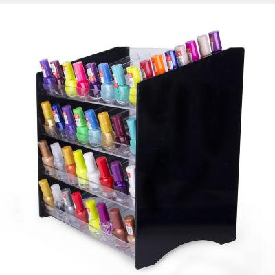 China Factory Customized Viable Nail Polish Display Rack Acrylic Cosmetic Multilayer Storage Rack Exhibition Display Frame for sale