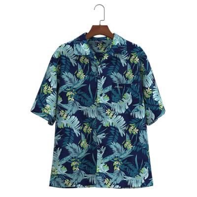 China Breathable 2022 Fashion 100% Viscose Soft Comfortable Sheets Print Beach Hawaii Shirts For Man for sale