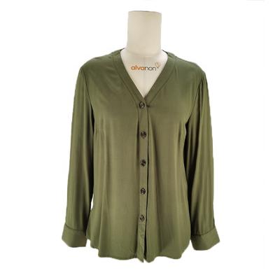 China Autumn Oem Shirts For Women Solid Breathable High Quality Woman And Slimy Shirt Blouses Long Sleeve for sale