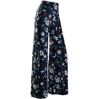 China 2021 Wholesale Soft Anti-Wrinkle Women's Wide Leg Breathable Wide Leg Women's Stretchy Lounge Pants Wide Leg Pants for sale