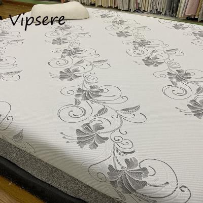 China Large Breathable Flower Design Jacquard Print Mattress Fabric For Home for sale