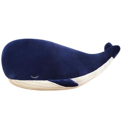 China Custom Plush Toy Stuffed Animals Plush Whale Gift New Arrival Baby Blue Whale Shark Pillow Ocean Fish for sale