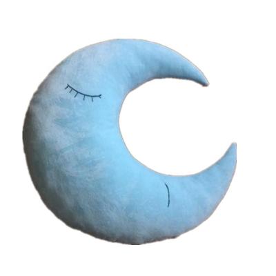 China Eco - Friendly Plush Pillow Cushion Blue Color Baby Like for sale