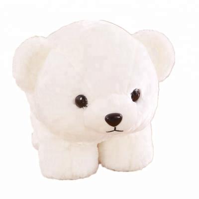 China Eco - Friendly Realistic Baby Polar Bear Stuffed Plush Toy for sale