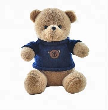 China Lifelike Looking Eco-Friendly Brown Grizzly Bear Baby Plush Toy for sale