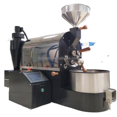 China TY-TECH 1kg Gas Outdoor Coffee Burner, Coffee Bean Roasting Machine for Shops with 2years Warranty for sale