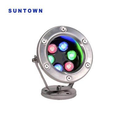 China Hotel Outdoor Waterproof Bead LED RGB Fountain Light Stainless Pool Light for sale