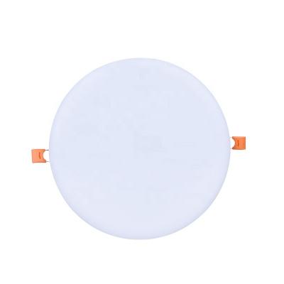 China Industrial high lumen studio lighting smd 10 18 24 36 W frameless recessed round led panel light for sale