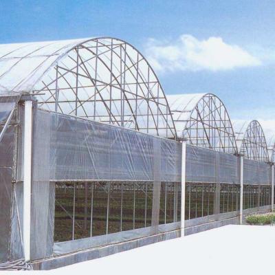 中国 Xinhe manufacture Film tunnel greenhouse for agriculture UV treated plastic film greenhouse 販売のため