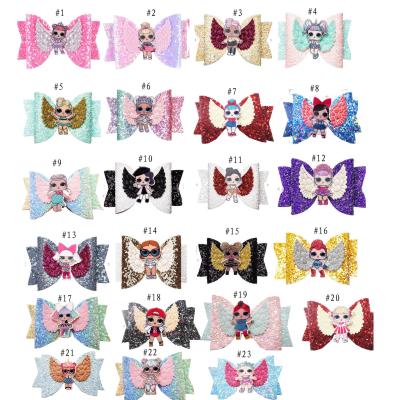 China Lovely doll surprise children's smart instant dovetail gradient children's hair clips baby hair accessories for sale