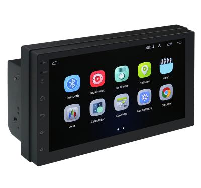 China Wholesale Universal Automotive Metal Multimedia Gas DVD Player With Gps Navigation 2 Din 7 Inch Capacitive Screen Android Car Stereo for sale