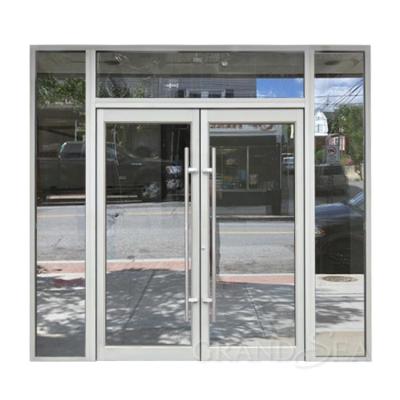 China High Security Contemporary Aluminum Commercial Door Hinge Door Aluminum Casement Door for sale