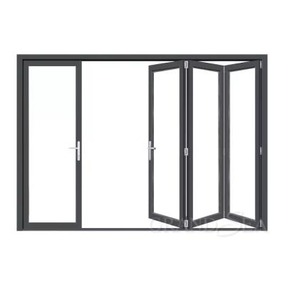 China Modern European Style Sells As Hot Cakes Slide And Tower Folding Doors Soundproof Interior Folding Door for sale