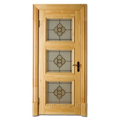 China Sound Proof Interior Door Series Good Quality Rustic Solid Wood Solid Wood Door for sale