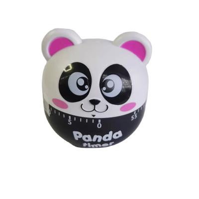 China Mechanical Timer Mechanical Movement Cute Panda Kitchen Timer for sale