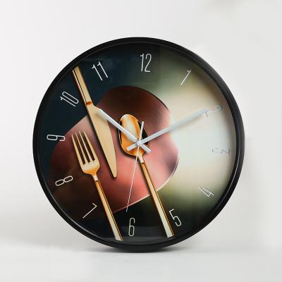 China Antique Style Mute Wall Clock Living Room Clocks Bedroom Wall Watches Fashion Atmosphere Modern Simple Household Quartz Clocks for sale