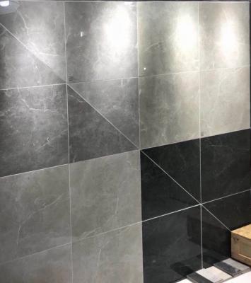 China Country Polished Glazed Porcelain Tiles 60 x 60cm Bora Grigio for sale