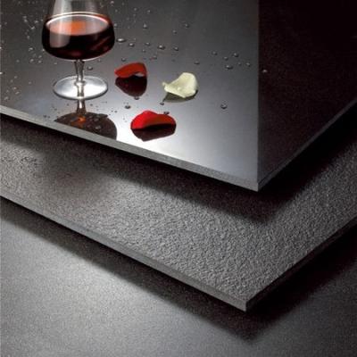 China Rustic Tiles Slip Acid Resistant By German High Quality Body Black Porcelain Tile for sale