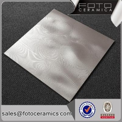 China New Metallic Porcelain Tiles Metallic Wave Pattern Glazed Tiles 600x600 Rustic Glazed Tile for sale