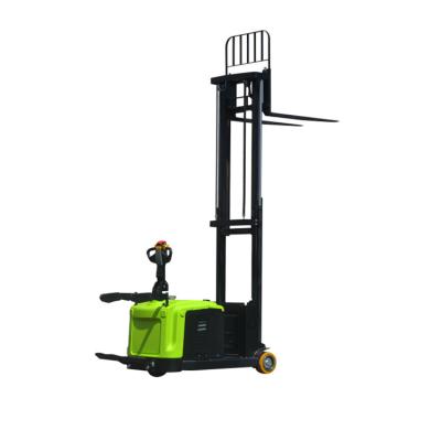 中国 Garment Shops Indoor Application Balanced Electric Pallet Stacker With AC Power EPS 1000kg 1300kg 1500kg 販売のため