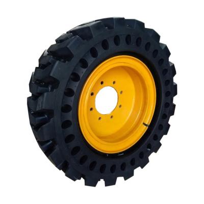 中国 Wheel Loaders Puncture Proof Skid Steer Maintenance Free Solid Tires 10-16.5 For Loader Applications 販売のため