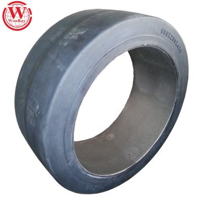 中国 High Quality 22X9X16 Forklifts Press On Solid Cushion Tires For Road Pavers 販売のため