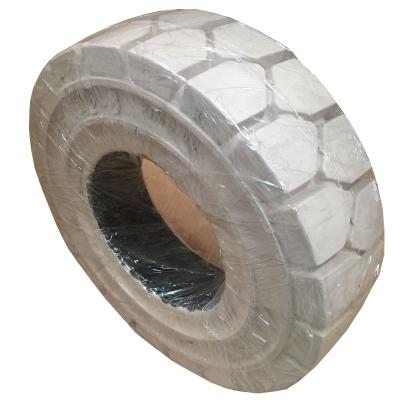 중국 Industry White Color Solid Forklift Tires Industrial Non Marking Gray Tire 판매용