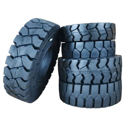 중국 Hotels Material Handling Equipment Parts Forklift Solid Tires 500-8 600-9 700-12 815-15 판매용