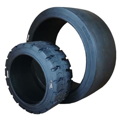 中国 Low energy consumption cushion tires or press on solid airless tires 16x6x10.5 16x6x10 1/2 販売のため