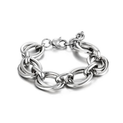 China FASHIONABLE designs fashion 316 stainless steel chain bracelet women's bracelets, custom logo, OEM/ODM for sale