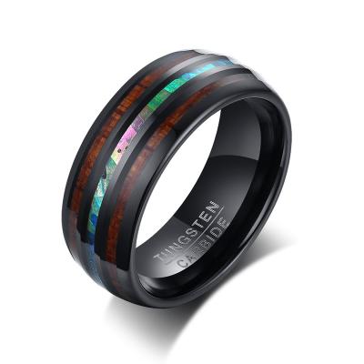 China Factory FASHIONABLE Designs Shape Black Tungsten Carbide Ring Stylish Man Wedding Ring, Custom Logo, OEM/ODM for sale