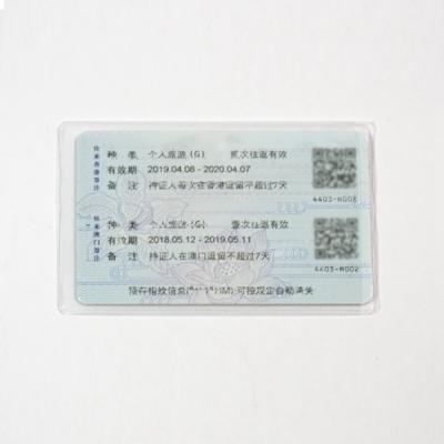 China Reusing 2021 Special Hot Selling Transparent Lightweight And Recyclable PVC Bank Card Cover for sale