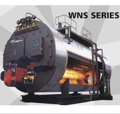 China WNS Horizontal Oil Fire Tube Steam Boiler Gas Fired Industrial 1-20 Ton for sale