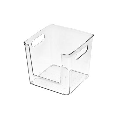 China Durable Safety Material Dustproof Desk Organizer Clear Jewelry Cosmetics Storage Box for sale