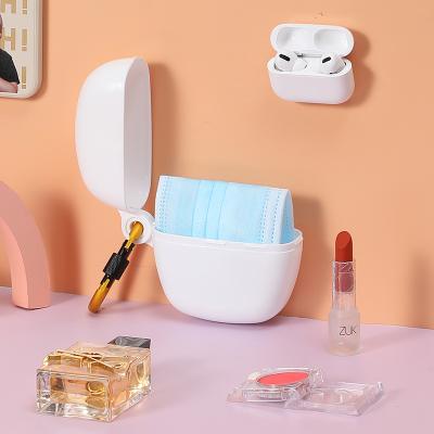 China Sustainable New Style Portable Small Things Matching Plastic Mask Storage Container Seal Box Case for sale