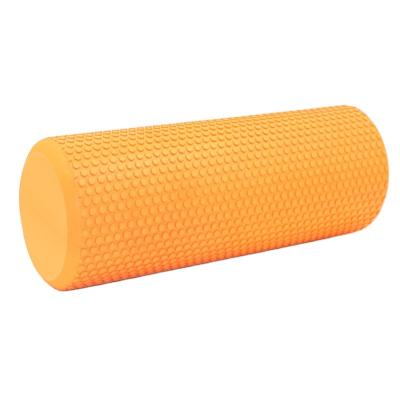 China Durable Eco-friendly Comfortable Portable MUTIGA 90cm EVA Long Solid Foam Roller Stretching Fitness Pilates Wheel Yoga Roller for sale