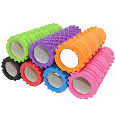 China Durable Eco-friendly Comfortable Portable MUTIGA Custom Gym Cork Fitness Massage Yoga Wheel Roller Column Eva Paint Yoga Roller for sale