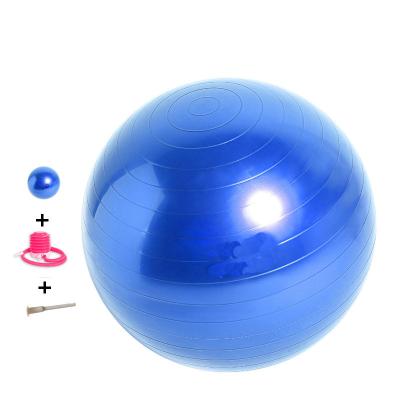 China Round MUTIGA  55Cm Anti Burst Resistant Custom Logo Exercise Ball Fitness Pilates PVC Yoga Ball for sale