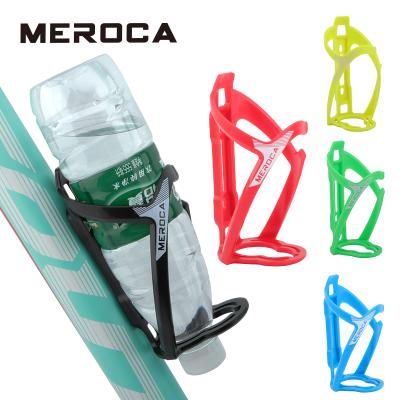 China MEROCA Polycarbonate + Fiberglass Mountain Bike Bottle Cage Ultralight Universal Road Bike Bicycle Bottle Cage for sale