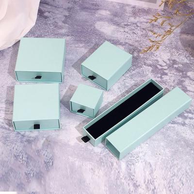 China Custom Paper Jewelry Box Drawer Cardboard Gift Packaging Cajas Para Joyeria Eco-Friendly Pack Paper Box for sale