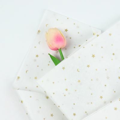 China 2022 New Fashion High Quality Moistureproof Christmas Flower Gift Wrapping Custom Printed Tissue Paper Roll for sale