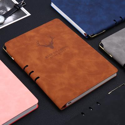 China China Notebook Printing Supply Custom Diary 2022 Leather Tied Calendar Book Weekly Notebook Planner Agendas for sale